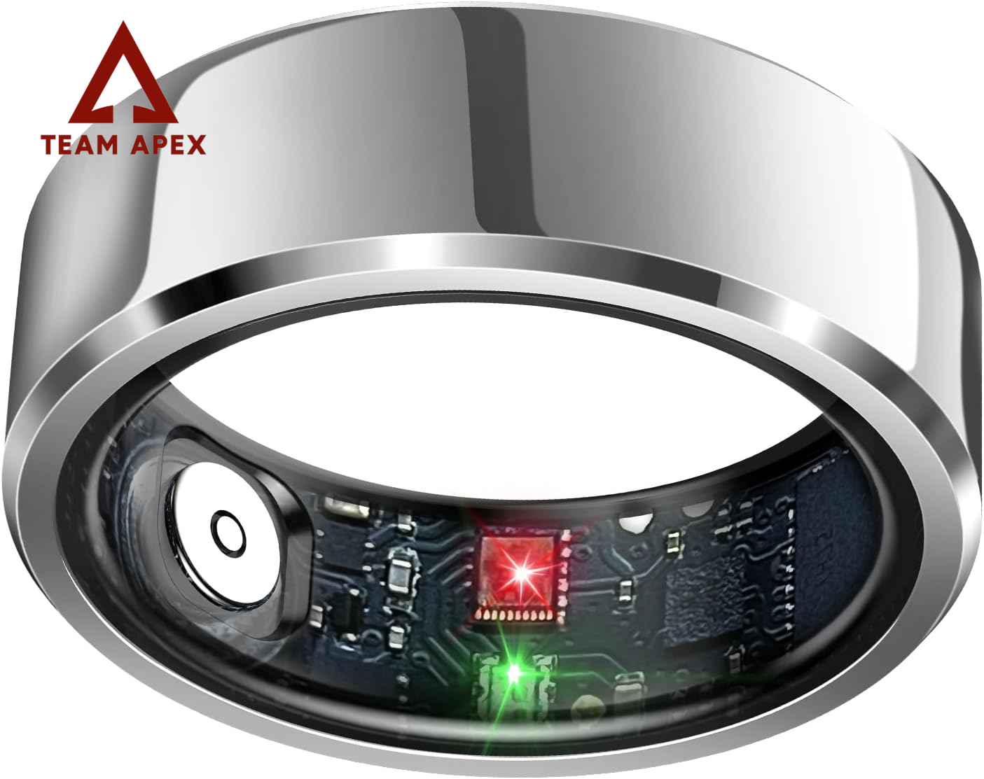 Revolutionary Sleek Smart Ring: Your Ultimate Health & Fitness Tracker with Heart Rate Monitoring, Sleep Analysis, Gesture Control, and Waterproof Design - Perfect for iOS & Android (Black, Size #11)