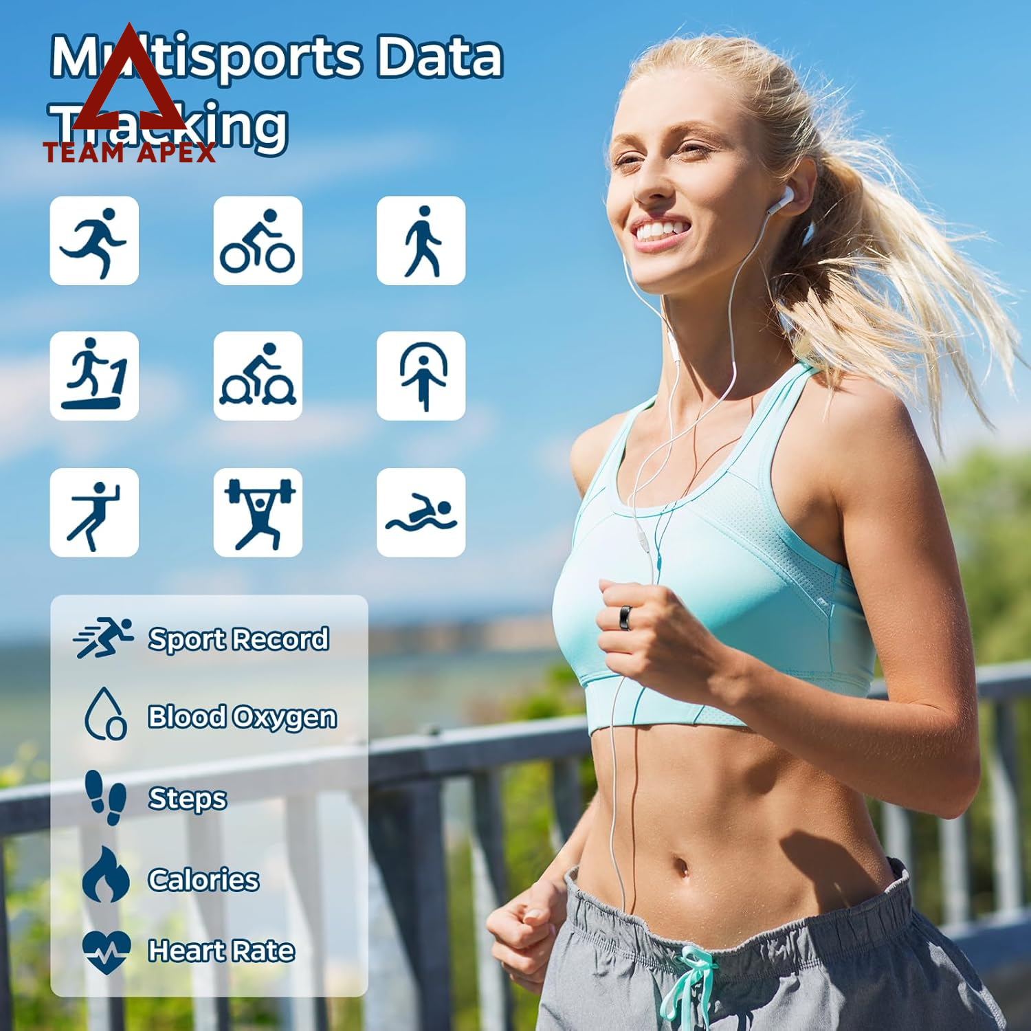 Revolutionary Sleek Smart Ring: Your Ultimate Health & Fitness Tracker with Heart Rate Monitoring, Sleep Analysis, Gesture Control, and Waterproof Design - Perfect for iOS & Android (Black, Size #11)