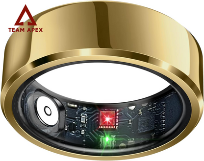 Revolutionary Sleek Smart Ring: Your Ultimate Health & Fitness Tracker with Heart Rate Monitoring, Sleep Analysis, Gesture Control, and Waterproof Design - Perfect for iOS & Android (Black, Size #11)