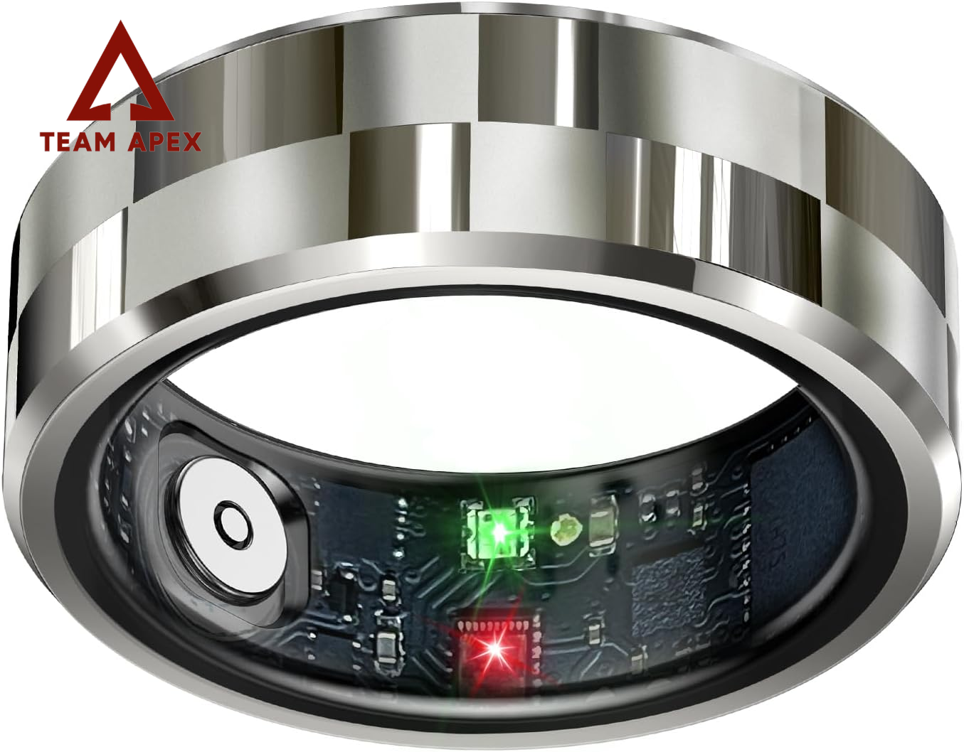 Revolutionary Sleek Smart Ring: Your Ultimate Health & Fitness Tracker with Heart Rate Monitoring, Sleep Analysis, Gesture Control, and Waterproof Design - Perfect for iOS & Android (Black, Size #11)